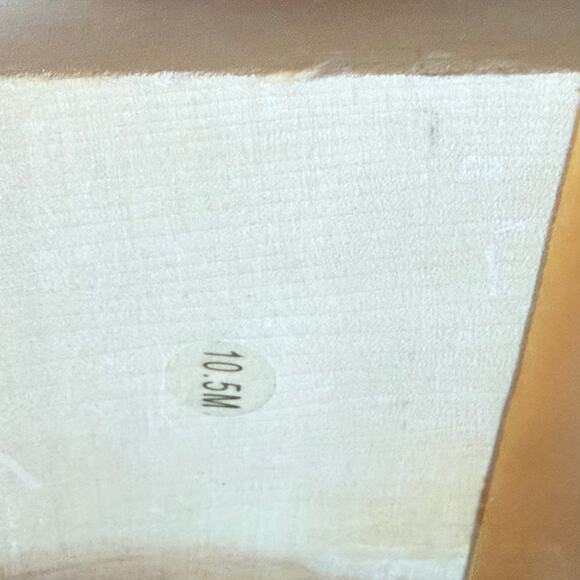 Loeffler Randall Lupa Genuine Leather Braided Wooden Clog Mule Shoes Size 10.5M - Picture 6 of 11